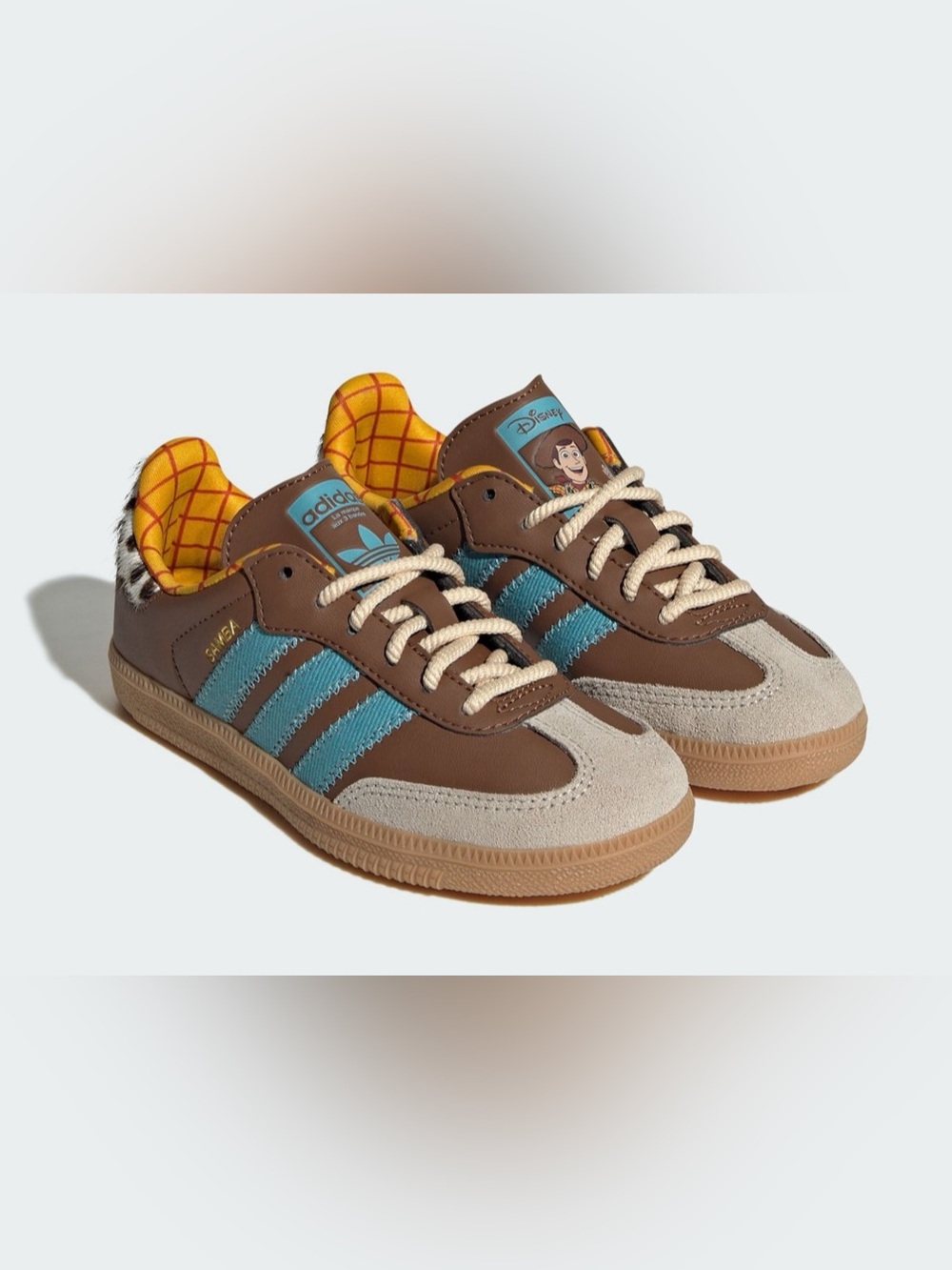 Toy Story x adidas Samba OG "Woody" RARE Kids Size 2